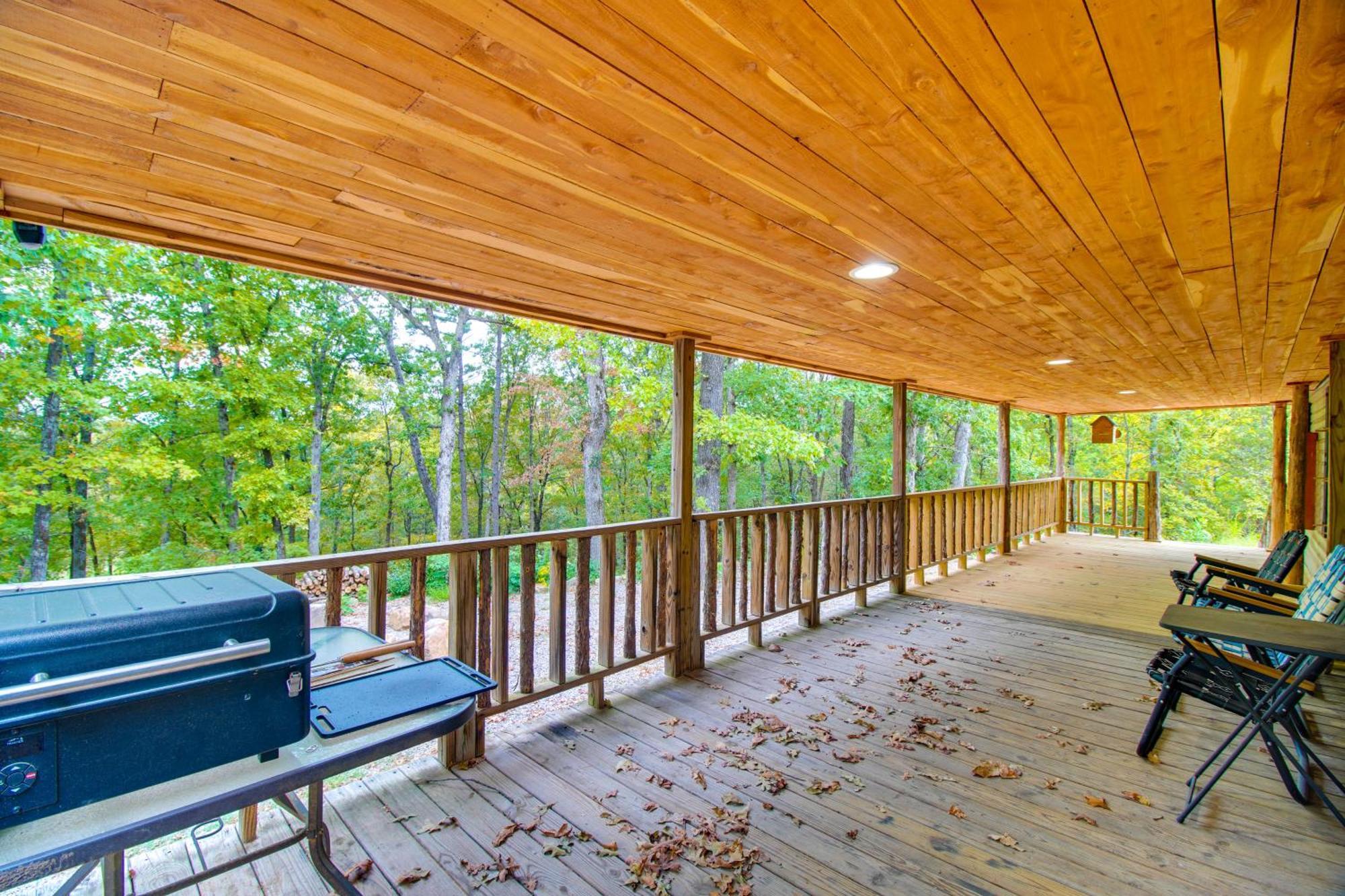 Ozark Mountain Cabin Rental On 300-Acre Ranch Buitenkant foto
