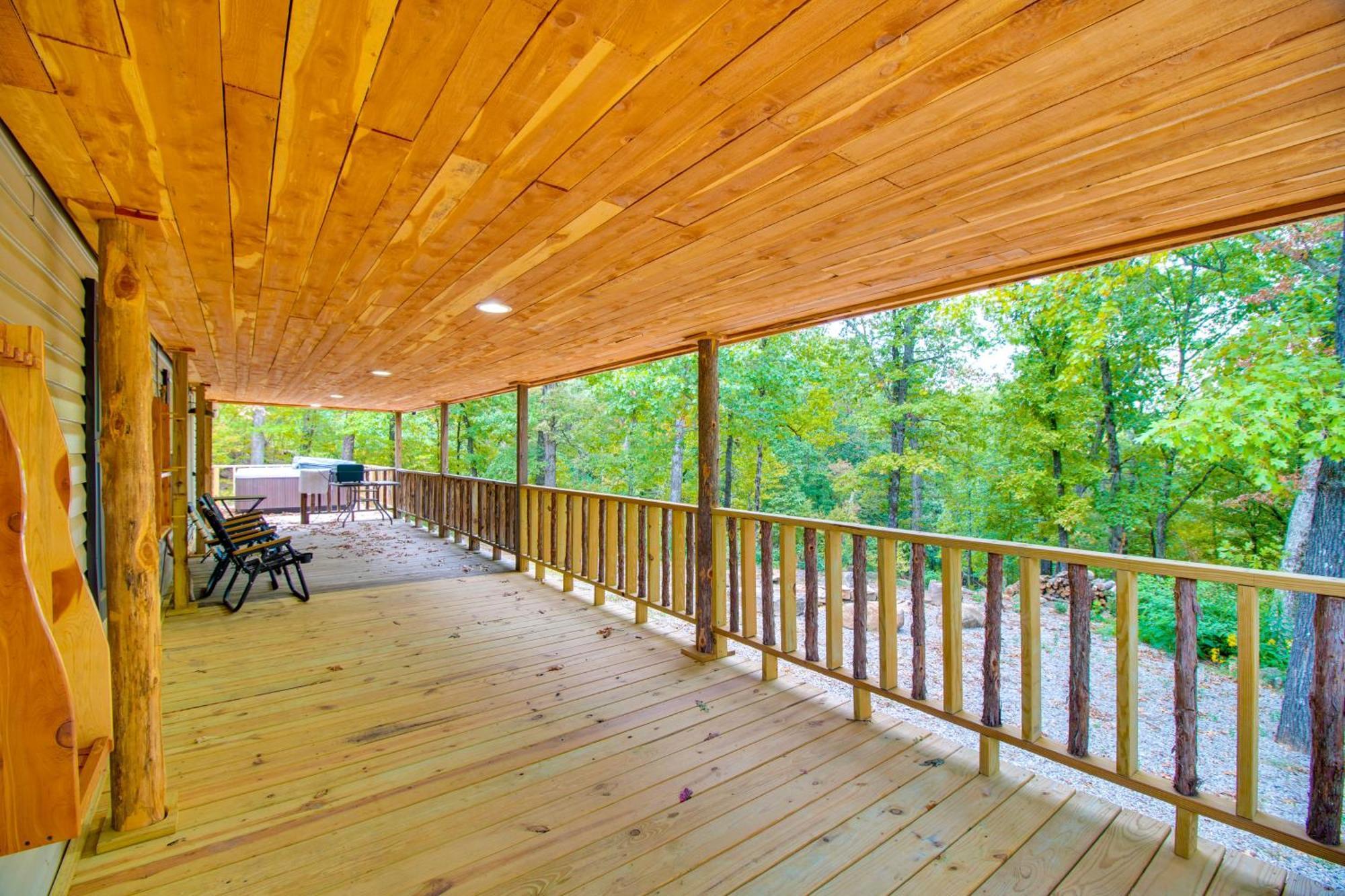 Ozark Mountain Cabin Rental On 300-Acre Ranch Buitenkant foto